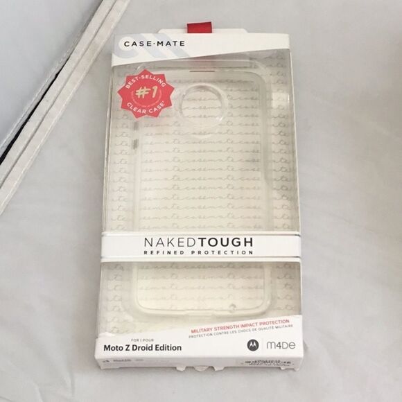 Case-Mate Naked Tough Moto Z Droid Case (L) - Picture 1 of 5